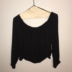 H&M black off the shoulder top